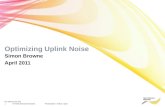 Optimizing Uplink Noise
