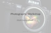 Photography Workshop Handout