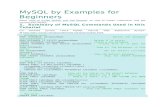 Mysql for Beginner
