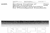Surface Coating of Metal Furniture—Background Information for Proposed Standards