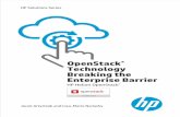HP OpenStack Technology Breaking the Enterprise Barrier
