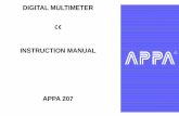 APPA 207 Manual
