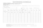 Daj Bar Bending Schedule