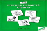 Picture Prompts Clothes - Vocabulary learning