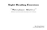 Random Notes - for sight reading practice