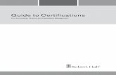 Guide to Certifications Robert Half