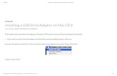 Installing a USB Serial Adapter on Mac OS X _ Plugable