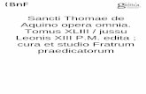 Sancti Thomae de Aquino - Opera Omnia Iussu Leonis XIII P. M. Edita - Tomus XLIII