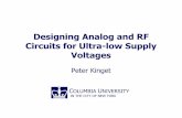 Kinget Ultra Low Voltage Analog RF April 2007