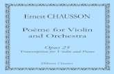 E.chausson - Poeme