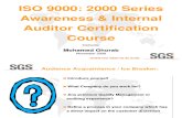 9001 Internal Auditor Course