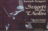 Joseph Szigeti Szigeti on the Violin