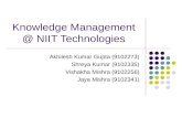 Knowledge Management @ NIIT Technologies