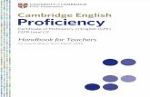 117848 Cambridge English Proficiency CPE Handbook 2013