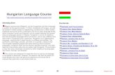 Hungarian Language Course