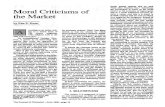 1989 Issue 5 - Moral Criticisms of the Market - Counsel of Chalcedon