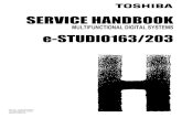 Toshiba e Studio 163 203 Service Handbook