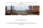 Impacts of Traffic on Commercial Activities in Urban Areas; A case of Kampala City in Uganda; By Planner. YAWEH SAMUEL KABANDA