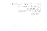 How To Build A Working Digital Computer