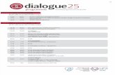 Dialogue25 Programme 2013