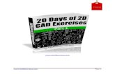 20 Days of 2d CAD Exercises Part I