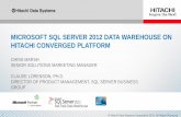 Microsoft SQL Server Data Warehouse on Hitachi Converged Platform