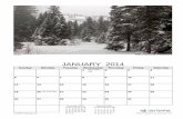 2014 Photo Calendar Seasons