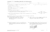 Discovering Geometry - Ch. 1 Practice