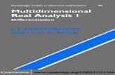 Multidimensional Real Analysis 1: Differentiation