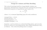 A12 Design for Buckling-columns and Plates