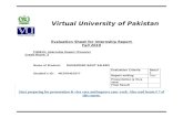 FINI619 Marked Internship Report on MCB Virtual University