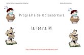 Programa Lectoescritura Consonante m