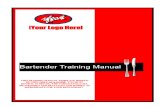 Bartender Training Manual