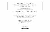 Cálculo Vol 2 12 Ed - George Thomas - SOLUTIONS