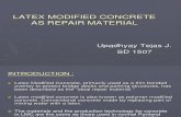 Latex Modified Concrete as Repair Material