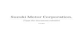 Suzuki Motor Corporation change analysis