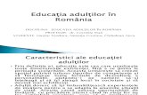 Educaţia Adulţilor in Romania