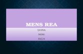 Criminal Presentation - Mens Rea
