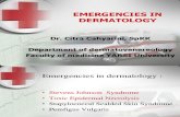 Emergency in Dermatology