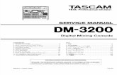 Tascam DM-3200 Service Manual