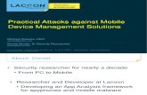 A Practical Attack Against MDM Solutions Slides