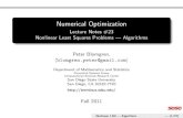 Lecture Numerical Optimization