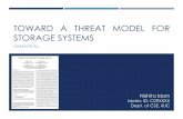 Toward a Threat Model for Storage Systems