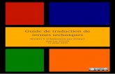 Guide de Traduction de Termes Techniques