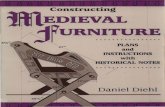 Constructing Medieval Furniture - Plans and Instructions With Historical Notes