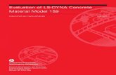 Evaluation of LS-DYNA Concrete Material Model 159