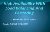 High Availability With Load Balancing and Clustering