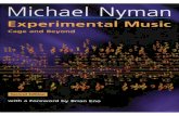 Michael Nyman Experimental Music Cage and Beyond