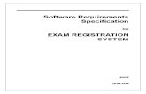 SRS on Online Exam Registration System