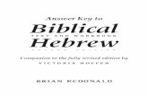 Biblical Hebrew Key